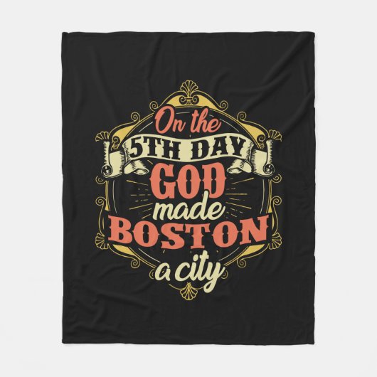 Couverture Polaire Boston Massachusetts (Devant)