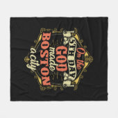 Couverture Polaire Boston Massachusetts (Devant (Horizontal))