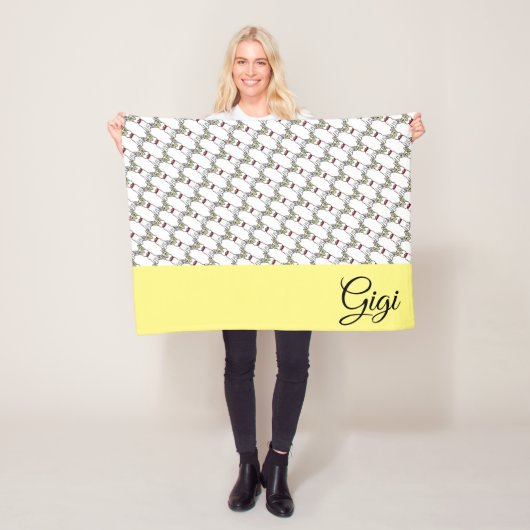 Couverture Polaire Boston Terrier (En situation)