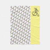 Couverture Polaire Boston Terrier (Devant)