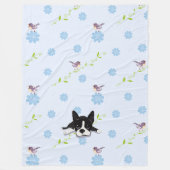 Couverture Polaire Boston Terrier (Devant)