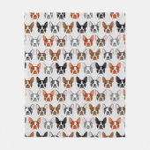 Couverture Polaire Boston Terrier Blanket (Devant)