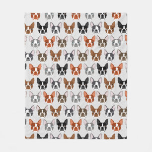 Couverture Polaire Boston Terrier Blanket