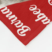 Couverture Polaire Boston Terrier Chien Nom Noël (Coin)