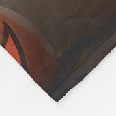 Couverture Polaire Boston Terrier Citrouille Halloween effroi (Coin)