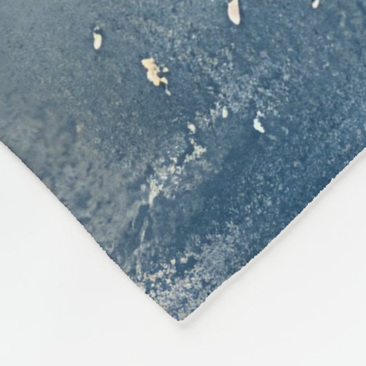 Couverture Polaire Boston Terrier Dog in Sledge Let it Neige Noël (Coin)