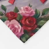 Couverture Polaire Boston Terrier  Dog Valentine's Day (Coin)