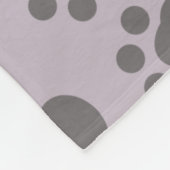 Couverture Polaire Boston Terrier, Purple lavender (Coin)