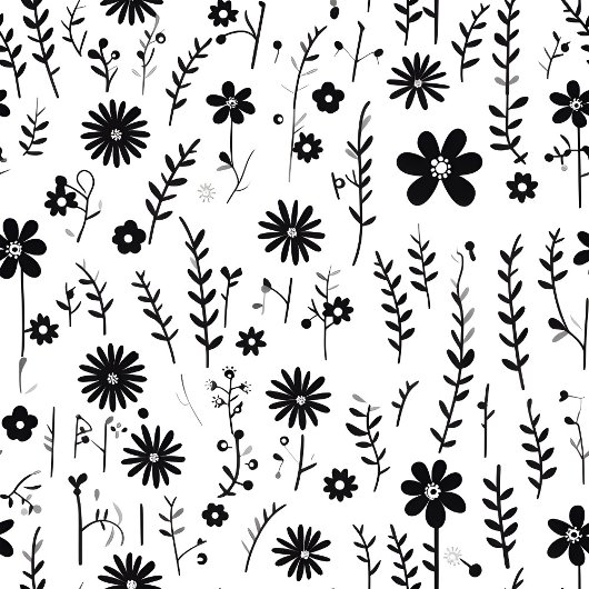 Couverture Polaire Botanical Blanket Personalized Monochrome Minimal