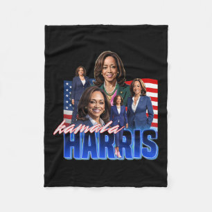 Couverture Polaire Botte du drapeau américain Harris
