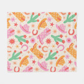 Couverture Polaire Bottes pour fille super et Motif Casquette avec Ca (Devant (Horizontal))