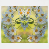 Couverture Polaire Bouches blanches couleur printemps partout (Devant (Horizontal))
