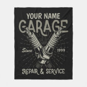 Couverture Polaire Bouchon d'étincelle rétro mécanique auto personnal (Devant)