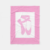 Couverture Polaire Boucles de bonbons de ballet Team Pointe (Devant)