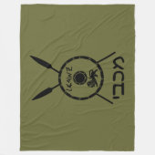 Couverture Polaire Bouclier Maccabee Soumis Et Voies (Devant)