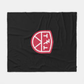 Couverture Polaire Bouclier Phi Sigma Kappa (Devant (Horizontal))