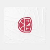 Couverture Polaire Bouclier Phi Sigma Kappa (Devant (Horizontal))