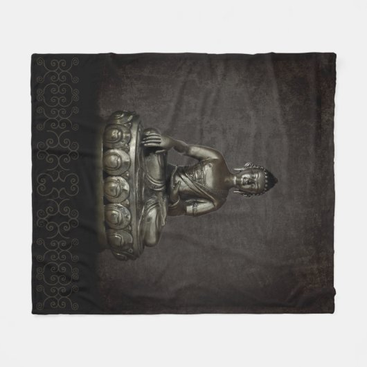Couverture Polaire Bouddha (Devant (Horizontal))