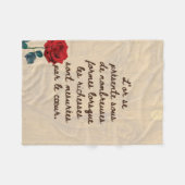 Couverture Polaire Bouddha aujourd'hui #7 Bouddha 🌹 confortable (Devant (Horizontal))