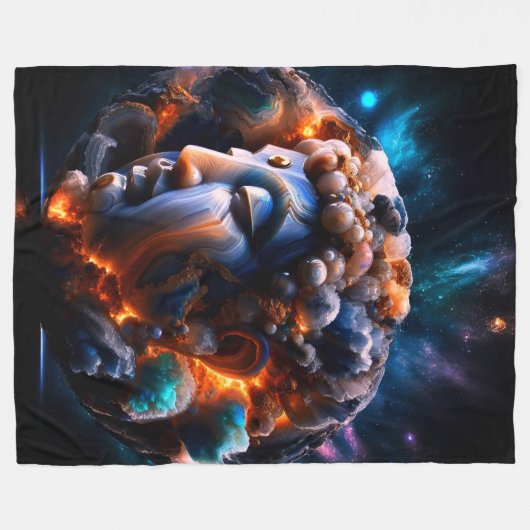 Couverture Polaire Bouddha détermination (Devant (Horizontal))