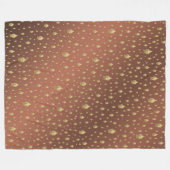 Couverture Polaire bouddha, doré + bouddha, motif asiatique, brillant (Devant (Horizontal))