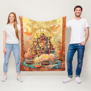 COUVERTURE POLAIRE BOUDDHA L'ÉCLAIRÉ