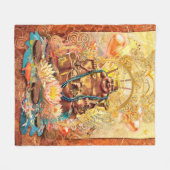 COUVERTURE POLAIRE BOUDDHA L'ÉCLAIRÉ (Devant (Horizontal))
