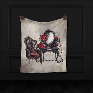 Couverture Polaire Boudoir Vanity Mirror et Victorian Parlor