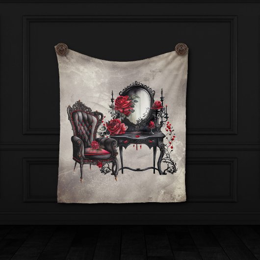 Couverture Polaire Boudoir | Vanity Mirror et Victorian Parlor