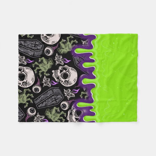 Couverture Polaire Boues Zombie (Devant (Horizontal))