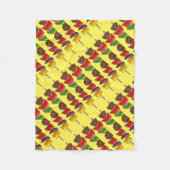 Couverture Polaire Bouf Veggie Kebab brochette Pique-nique Aliments F (Devant)