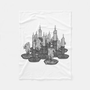 Couverture Polaire Bougies