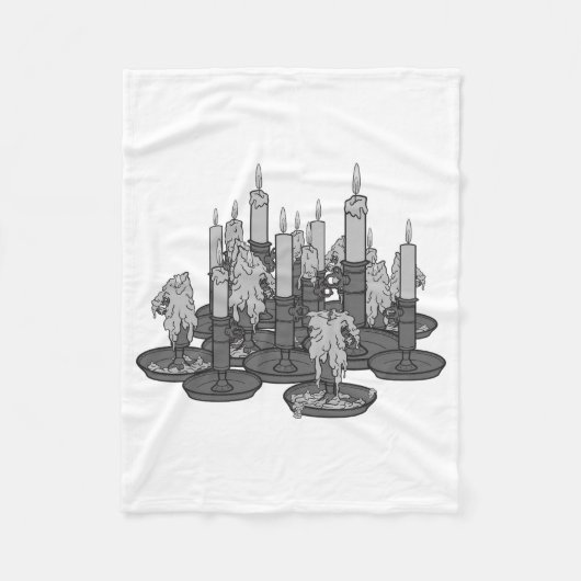 Couverture Polaire Bougies (Devant)