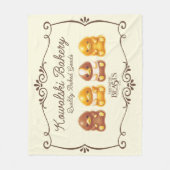 Couverture Polaire Boulangerie Kowalski - Bichons pour bébés (Devant)