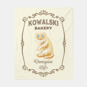 Couverture Polaire Boulangerie Kowalski - Demiguise (Devant)