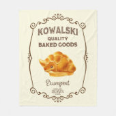 Couverture Polaire Boulangerie Kowalski - Erumpent (Devant)