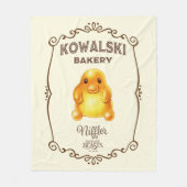 Couverture Polaire Boulangerie Kowalski - Niffler (Devant)