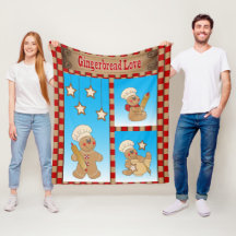 Boulangers de bonhommes en pain d'épice de bande