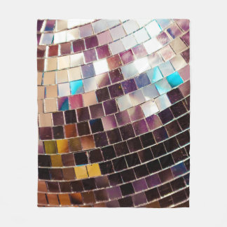 Couverture Polaire Boule de disco en miroir