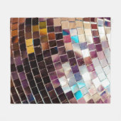 Couverture Polaire Boule de disco en miroir (Devant (Horizontal))