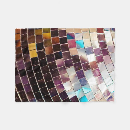 Couverture Polaire Boule de disco en miroir (Devant (Horizontal))
