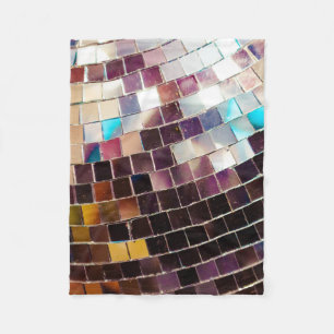 Couverture Polaire Boule de disco en miroir