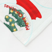 Couverture Polaire Boule de neige de Noël (Coin)