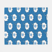 Couverture Polaire Boule de pensée de café Mug (Devant (Horizontal))