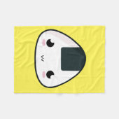 Couverture Polaire Boule de riz de Kawaii (Devant (Horizontal))