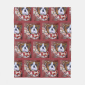 Couverture Polaire Bouledogue (Devant)