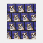 Couverture Polaire Bouledogue (Devant)