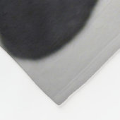 Couverture Polaire Bouledogue français avec les verres et la cravate (Coin)