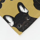 Couverture Polaire Bouledogue français Brindle (Coin)