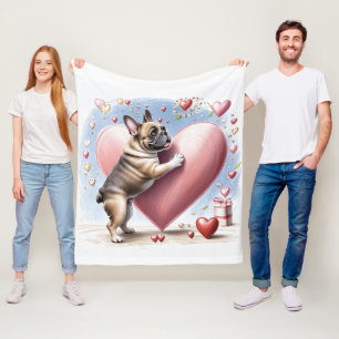 Couverture Polaire Bouledogue français maladie de Hirschsprung French